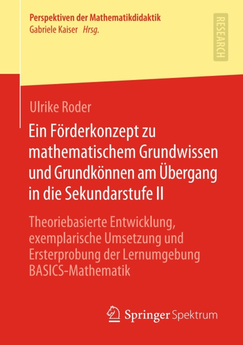 Cover image for book Ein Förderkonzept zu mathematischem Grundwissen und Grundkönnen am Übergang in die Sekundarstufe II