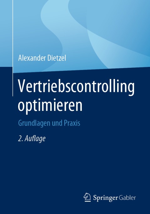 Cover image for book Vertriebscontrolling optimieren