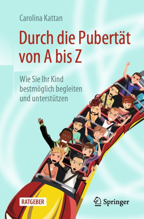 Cover image for book Durch die Pubertät von A bis Z