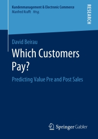 Cover image: Which Customers Pay? 9783658281366