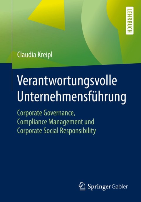 Cover image for book Verantwortungsvolle Unternehmensführung
