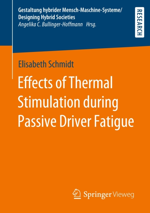 Cover image for book Effects of Thermal Stimulation during Passive Driver Fatigue