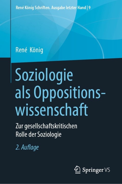 Cover image for book Soziologie als Oppositionswissenschaft