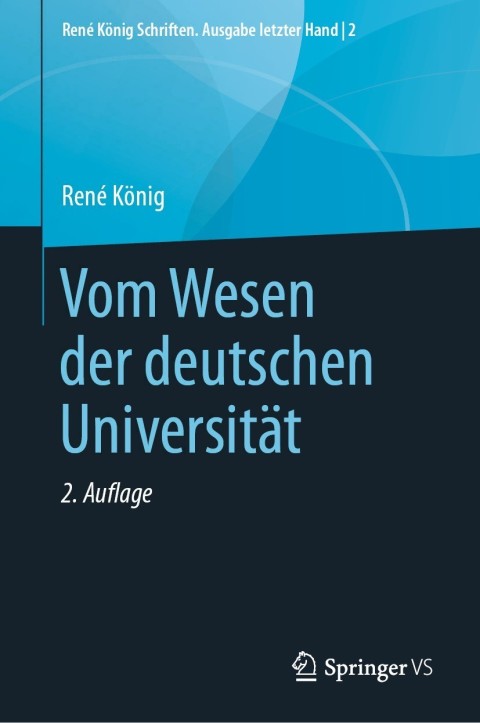 Cover image for book Vom Wesen der deutschen Universität