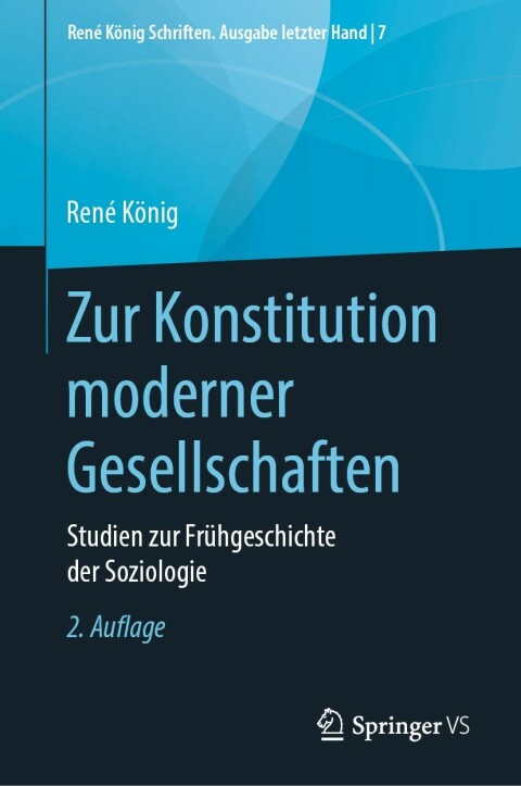 Cover image for book Zur Konstitution moderner Gesellschaften