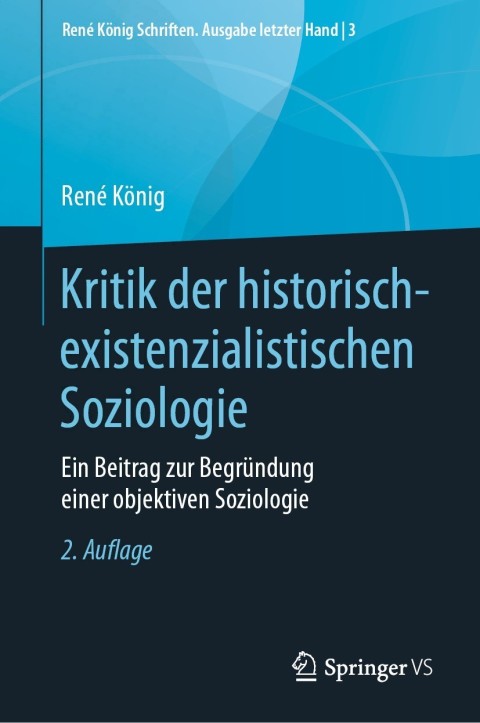Cover image for book Kritik der historisch-existenzialistischen Soziologie