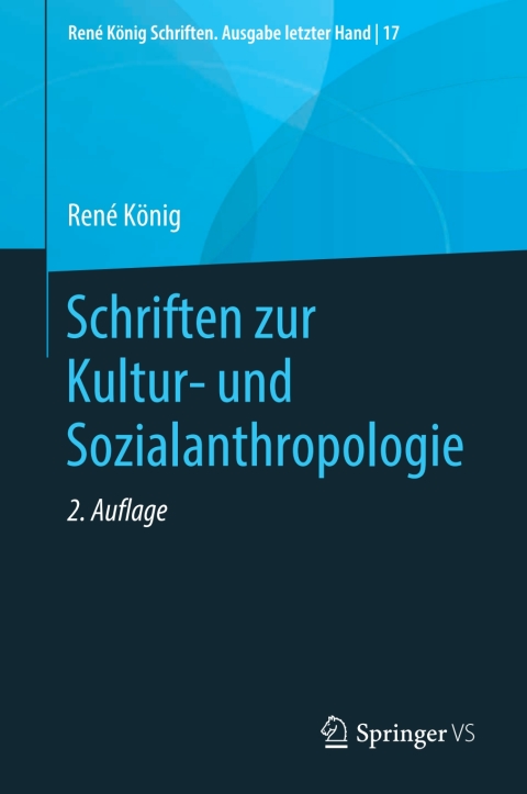 Cover image for book Schriften zur Kultur- und Sozialanthropologie