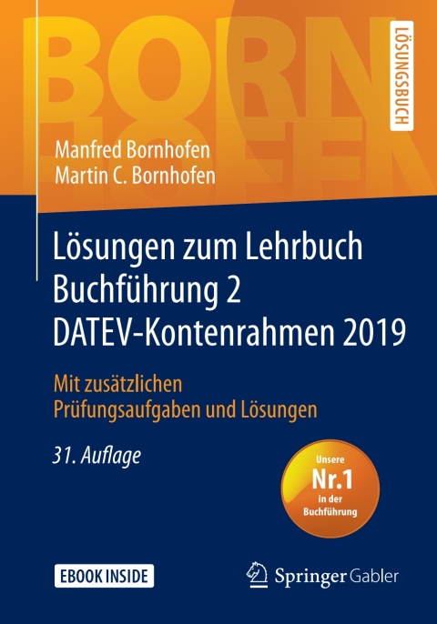 Cover image for book Lösungen zum Lehrbuch Buchführung 2 DATEV-Kontenrahmen 2019