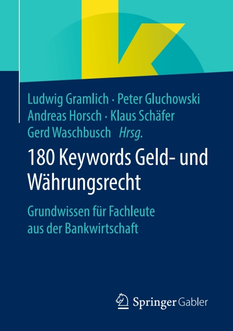 Cover image for book 180 Keywords Geld- und Währungsrecht