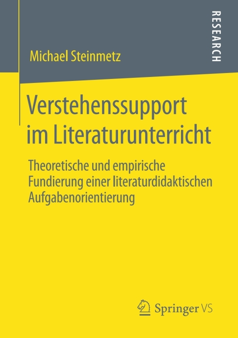 Cover image for book Verstehenssupport im Literaturunterricht