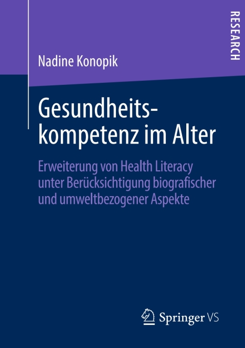 Cover image for book Gesundheitskompetenz im Alter