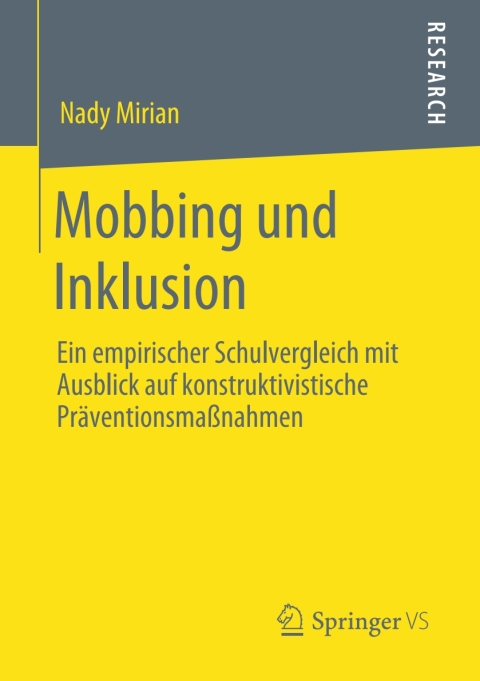 Cover image for book Mobbing und Inklusion