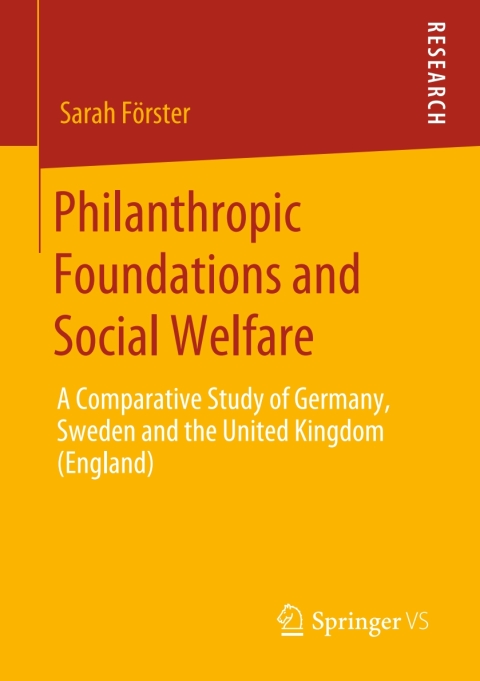 Cover image for book Philanthropic Foundations and Social Welfare