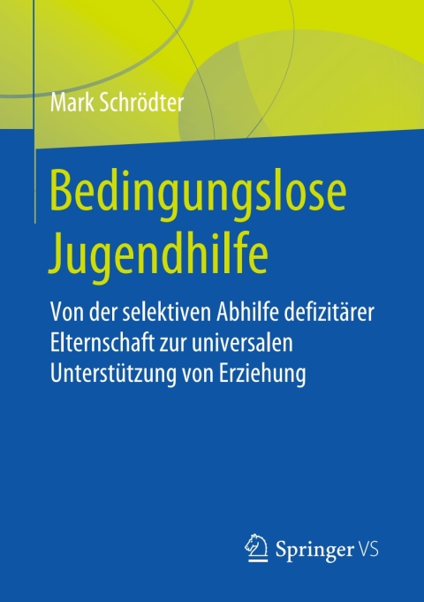 Cover image for book Bedingungslose Jugendhilfe