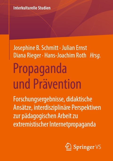 Cover image for book Propaganda und Prävention