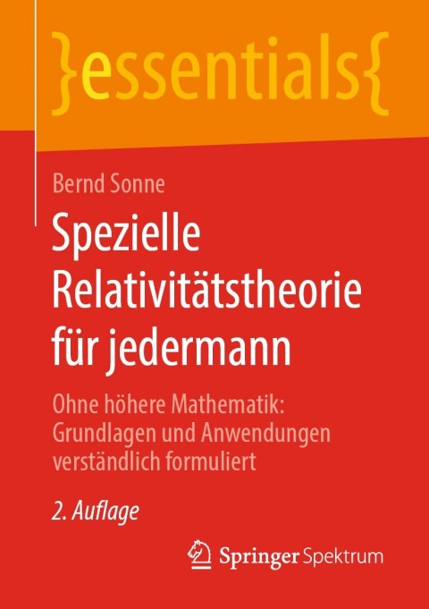 Cover image for book Spezielle Relativitätstheorie für jedermann