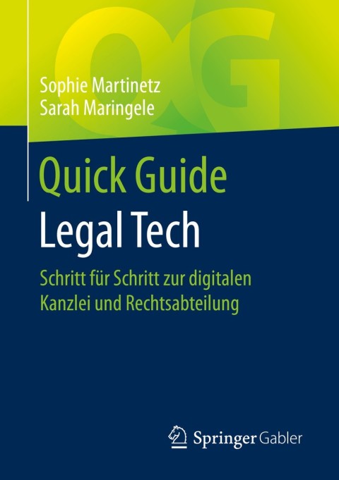 Cover image for book Quick Guide Legal Tech