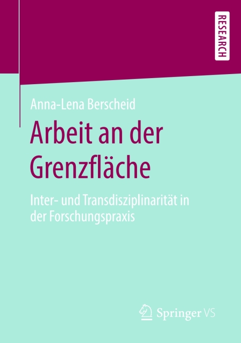 Cover image for book Arbeit an der Grenzfläche