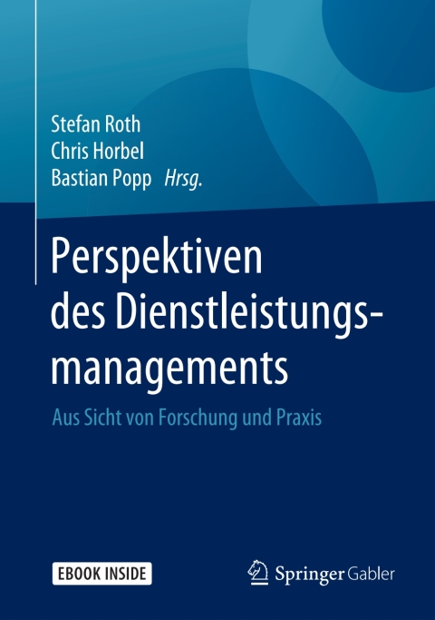 Cover image for book Perspektiven des Dienstleistungsmanagements