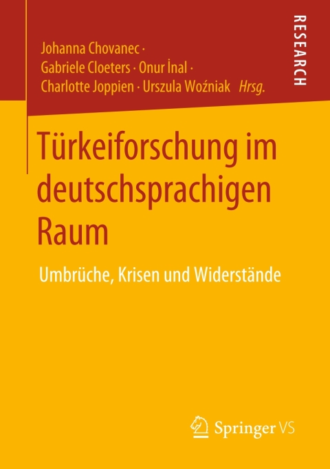 Cover image for book Türkeiforschung im deutschsprachigen Raum