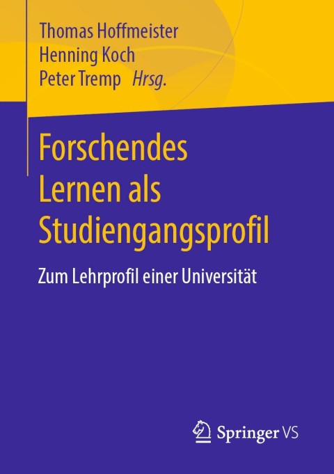 Cover image for book Forschendes Lernen als Studiengangsprofil