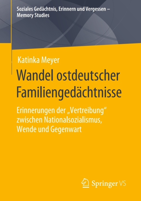 Cover image for book Wandel ostdeutscher Familiengedächtnisse