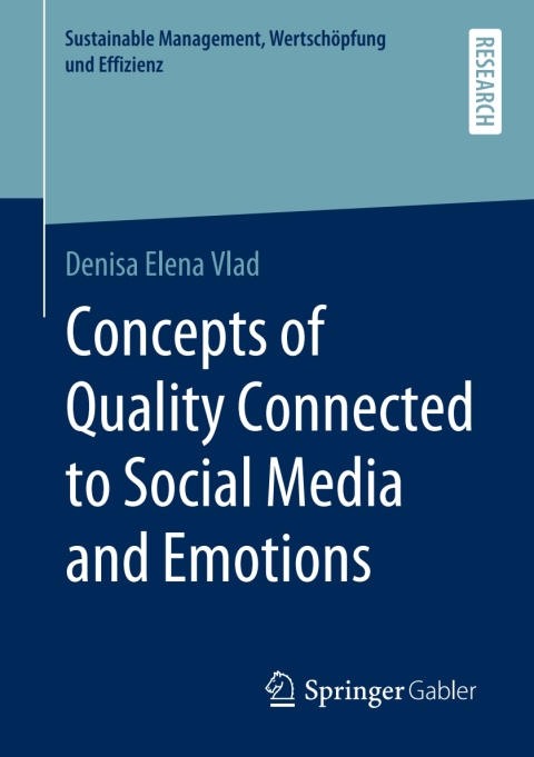 Cover image for book Concepts of Quality Connected to Social Media and Emotions