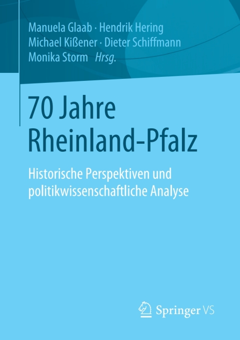 Cover image for book 70 Jahre Rheinland-Pfalz