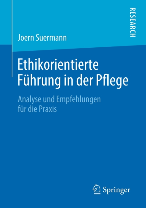 Cover image for book Ethikorientierte Führung in der Pflege