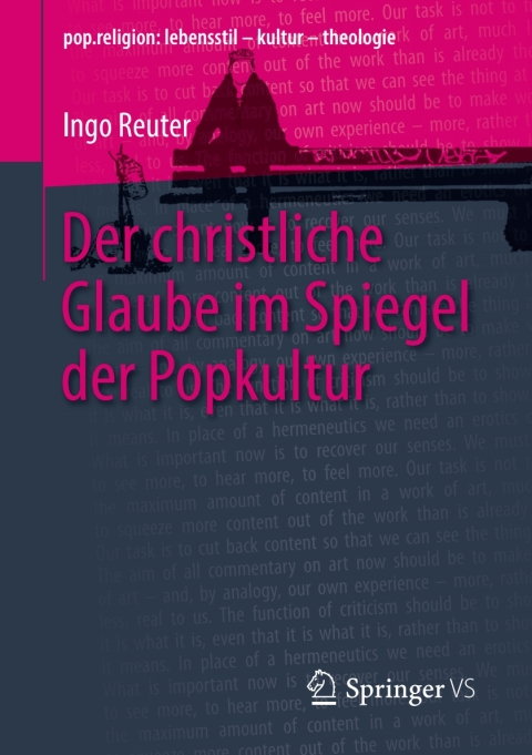 Cover image for book Der christliche Glaube im Spiegel der Popkultur