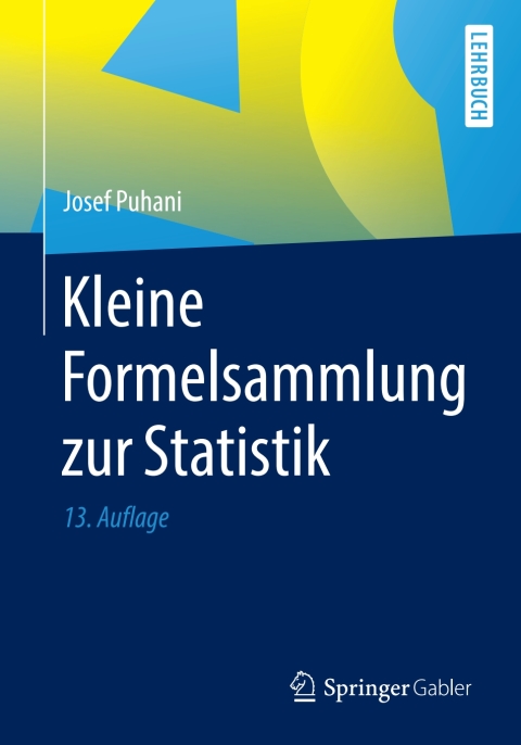 Cover image for book Kleine Formelsammlung zur Statistik