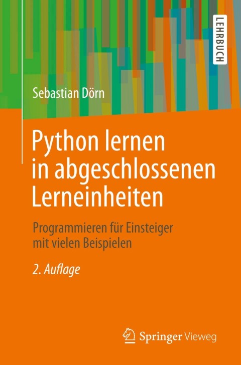 Cover image for book Python lernen in abgeschlossenen Lerneinheiten