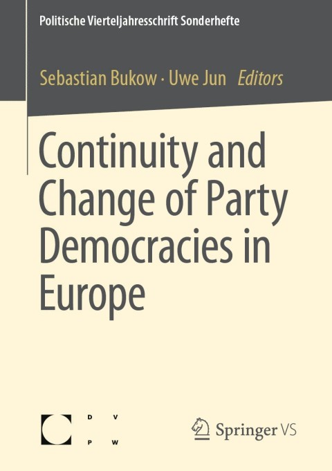 Cover image for book Continuity and Change of Party Democracies in Europe
