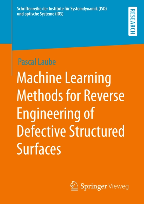 Cover image for book Machine Learning Methods for Reverse Engineering of Defective Structured Surfaces