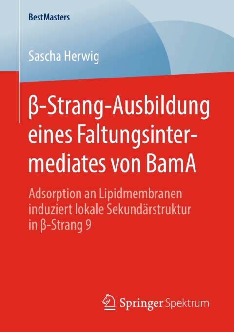 Cover image for book β-Strang-Ausbildung eines Faltungsintermediates von BamA