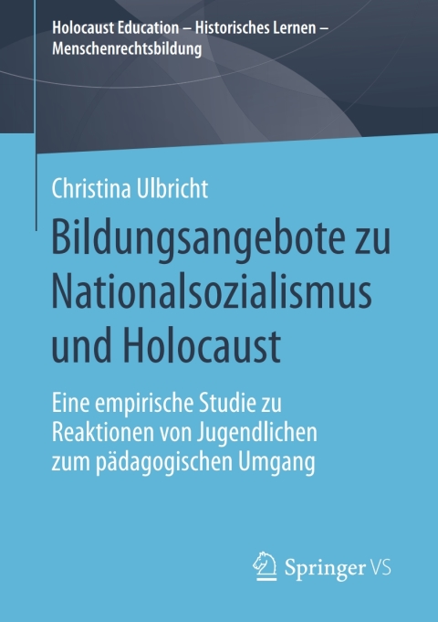 Cover image for book Bildungsangebote zu Nationalsozialismus und Holocaust