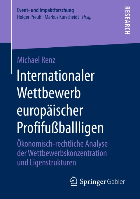 Cover image for book Internationaler Wettbewerb europäischer Profifußballligen