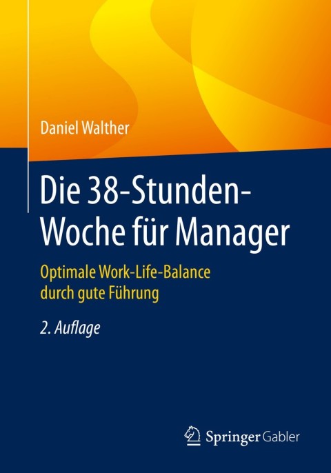 Cover image for book Die 38-Stunden-Woche für Manager