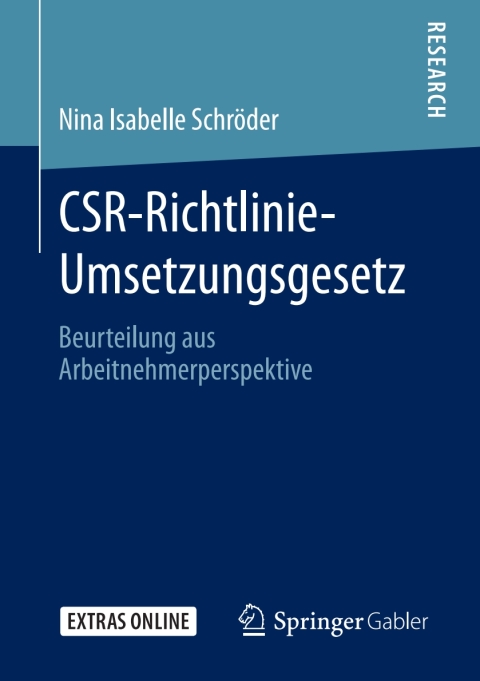 Cover image for book CSR-Richtlinie-Umsetzungsgesetz