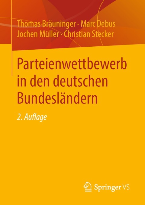 Cover image for book Parteienwettbewerb in den deutschen Bundesländern