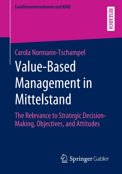 Cover image for book Value-Based Management in Mittelstand