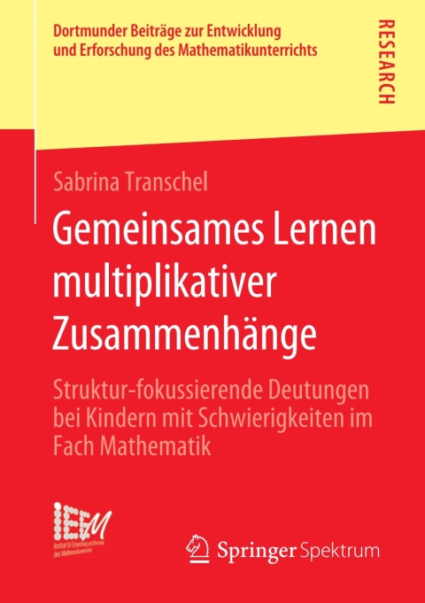 Cover image for book Gemeinsames Lernen multiplikativer Zusammenhänge