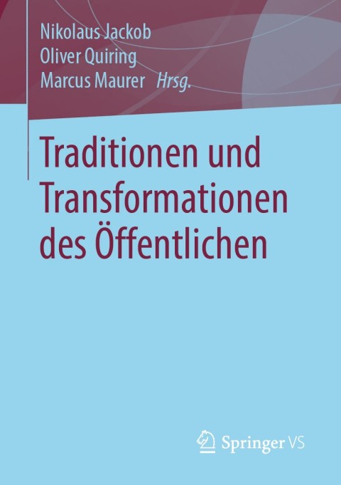 Cover image for book Traditionen und Transformationen des Öffentlichen