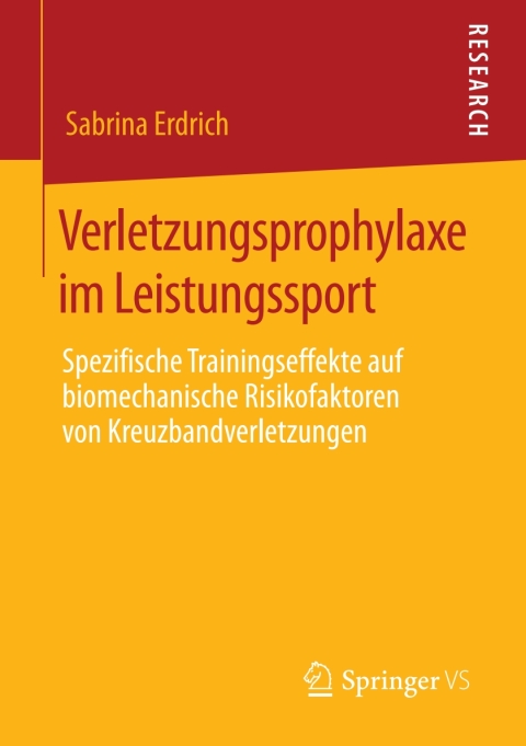 Cover image for book Verletzungsprophylaxe im Leistungssport