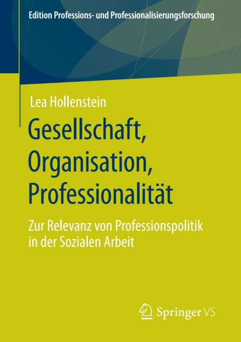 Cover image for book Gesellschaft, Organisation, Professionalität