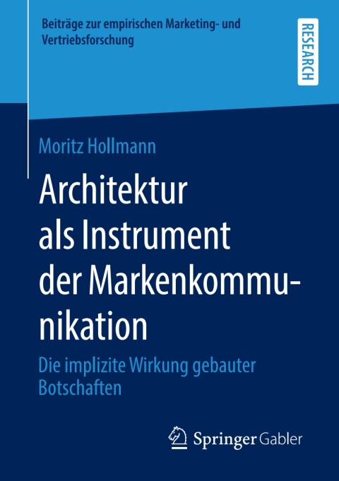 Cover image for book Architektur als Instrument der Markenkommunikation