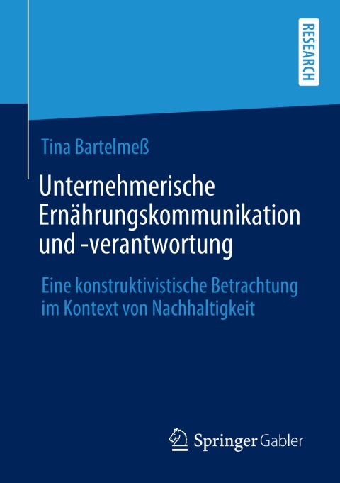Cover image for book Unternehmerische Ernährungskommunikation und -verantwortung