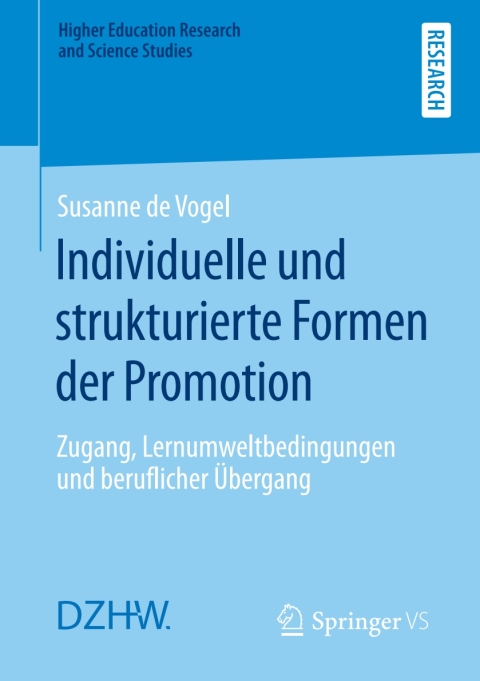 Cover image for book Individuelle und strukturierte Formen der Promotion