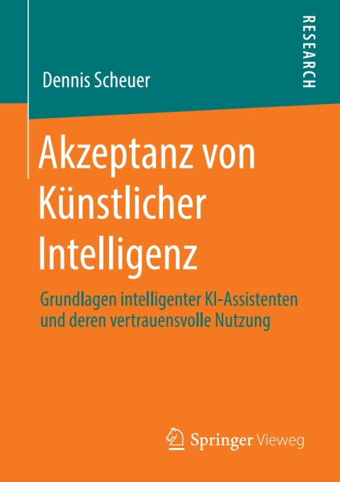 Cover image for book Akzeptanz von Künstlicher Intelligenz
