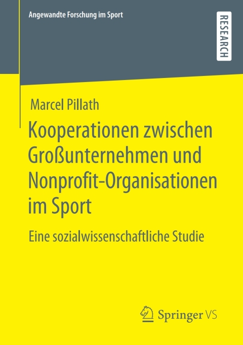 Cover image for book Kooperationen zwischen Großunternehmen und Nonprofit-Organisationen im Sport